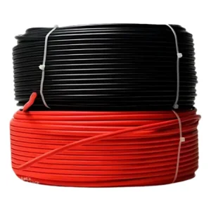 Cabo Solar Fotovoltaico 4mm 10m Preto + 10m Vermelho