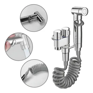 Kit Banheiro Ducha Higiênica Duas Saídas De 1/2 Mm