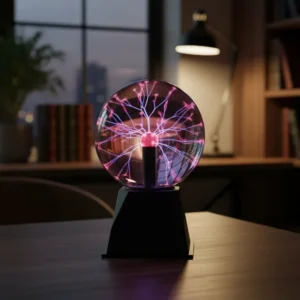 Luminária Luz Noturna Globo Plasma Bola Cristal Premium Luxo