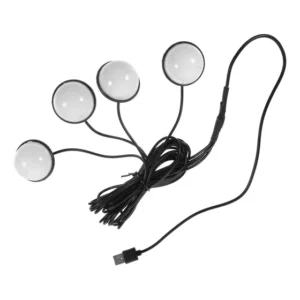 Luz De Carro Luz Ambiente Automotiva Usb 1 Em 4 Vias Light C