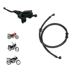 Kit Cilindro Mestre+ Mangueira Flexível Cg Titan 150 04 Á 13