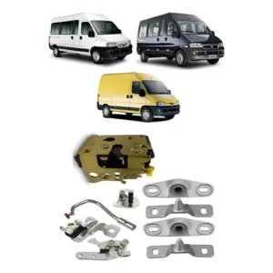 Kit Fechadura E Guias Porta Lateral Ducato 2003/..teto Baixo