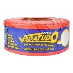 Manta Asfáltica Adesiva Alumínio 05cm X 10m Vedatudo