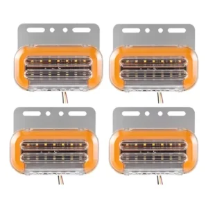 Lanterna Lateral Led Caminhão Carreta Sequencial 24v Kit 04