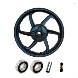 Roda Traseira Pop 100 110 + Rolamentos/bico/buchas/espaçador