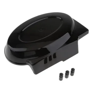 Tampa Lateral Da Bateria De Plástico Preto Para Moto