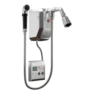 Ducha Elétrica KDT Digital Inteligente 8800W 220V Chuveiro Com Chuveirinho Duchador Prata