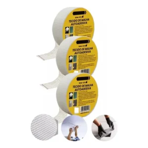 Kit 3 Fitas Telada Junção Isopor Teto Resistência A Umidade