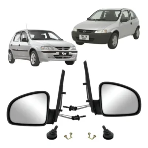 Par Retrovisor Celta 2000 2001 2002 2003 A 2006 Com Controle