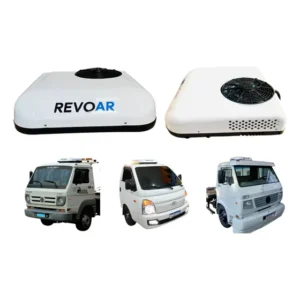 Kit Ar Condicionado Elétrico Teto Pequeno Caminhão 12v