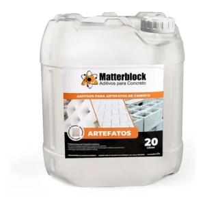 Aditivo Para Blocos De Concreto Artefatos 20l Matterblock
