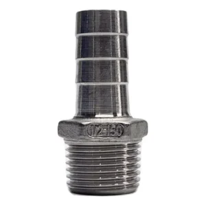 Espigão Macho Inox 316 Rosca De 1/2 Bsp