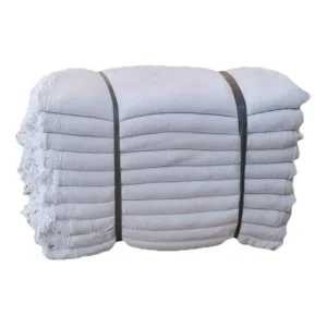 Pano de Chão Tipo Saco de Limpeza Branco 50x80cm 10un