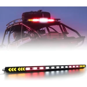 Barra De Led Utv Sinalização Luz Freio Ré Seta Prova De Água