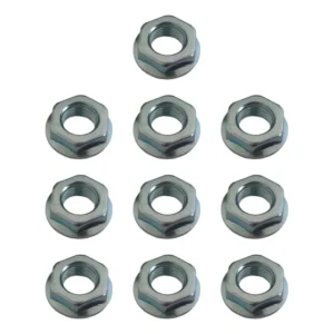 Porca Eixo Pedal Partida Ybr 125 Factor Xtz Atacado 10 Pecas