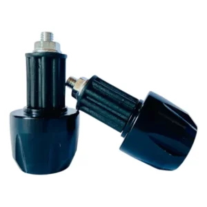 Par De Peso Alumínio Com Bucha Guidão Moto E Bike Universal