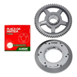 Placa De Partida Com Engrenagem Cb300 Xre300 Wgk 4° Geração