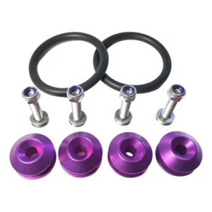 Kit Anilha Trava Parachoque Quick Release Universal Alumínio