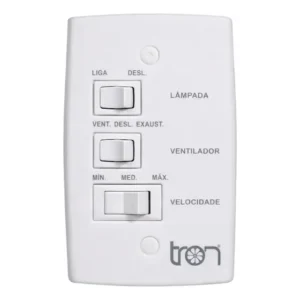 Chave Tron Ventilador De Teto 110v 3v Luz Reversão Original