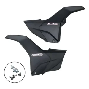 Par Tampa Lateral Honda Cg Titan 150 Ex Esd 2014 2015 Preto