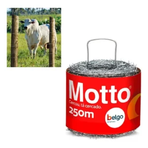 Arame Farpado Belgo Motto 250m