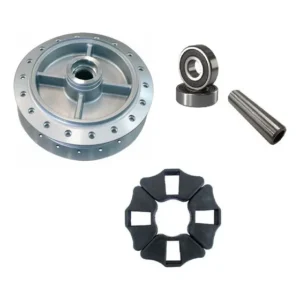 Cubo Roda Traseira + Coxim + Rolamento + Es Sundown Web 100