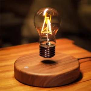 Luminária De Mesa Led Flutuante Magnética Hcnt Com Lâmpada