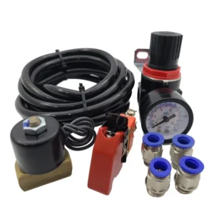 Kit Booster Universal Com Engate Rapido Registro Manometro