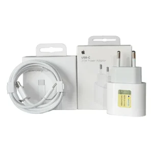 Carregador Completo Iphone 15 Original Apple Usb-c 60w (1m)
