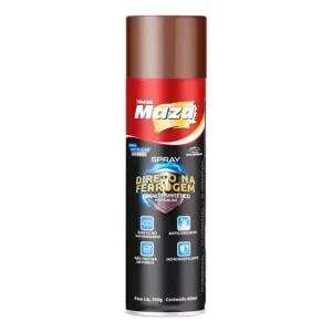 Spray Anticorrosivo Maza Direto Na Ferrugem Marrom 400ml Metal
