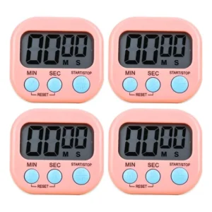 Kit4 Temporizador Relogio Timer Despertador Digital Cozinha