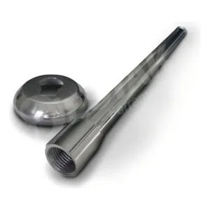 Cano Braço Chuveiro Horizonte Alumínio 30cm Extensor Parede