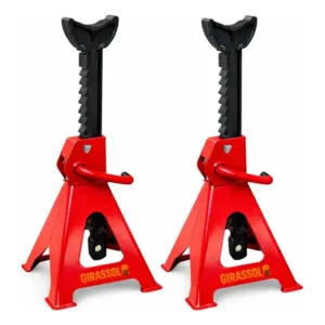 2 Cavaletes 2t 2000kg 9 Níveis 4 Apoios Suporte Oficina Auto