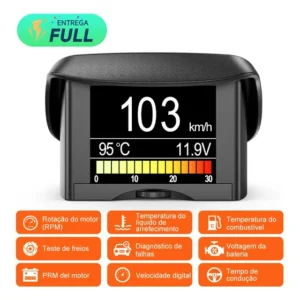 Ancel A202 Instrumento Multifuncional Obd Para Automóveis