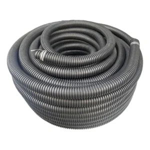 Eletroduto Corrugado 1.1/4 Pol 40mm Tubo Duto C/ Guia 25 Mts