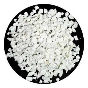 Pedra Britada Terra Brasil Branca 2kg Para Decoração Jardim Aquarium