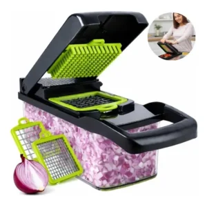 Mandolin Julienne Cortador Ralador Fatiador De Legumes verduras Multifuncional 10 Em 1 Laminas Inox Ajuste De Espessura Protetor De Maos Base Antiderrapante Shokki