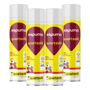 Quartzolit Espuma Profissional Selante Portas Janela Kit 4un