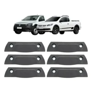 Kit Com 6 Ganchos Amarração Carga Carroceria Gm Montana