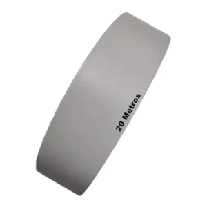 Fita De Borda Cinza Cristal Trama 35mm X 20mt Acabamento