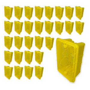 50 Caixa De Luz Embutir Pvc 4x2 Reforçada Tomada Interruptor