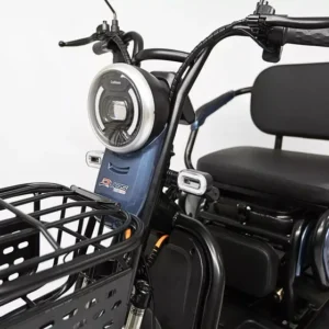 Triciclo Elétrico Zub Duos 500W 4 Rodas Azul para Duas Pessoas