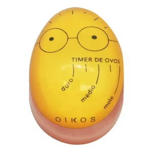 Timer Analógico Cozimento de Ovos OIKOS Amarelo