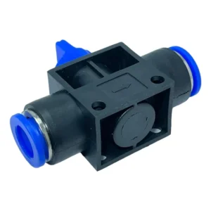 Válvula Pneumática Registro Bloqueio Fluxo Alívio Tubo 8mm