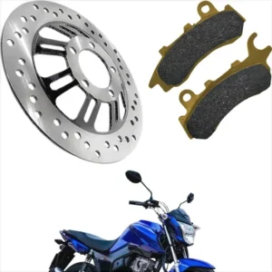 Disco Freio Dianteiro + Pastilha Cg Titan Fan160 2018 A 2024
