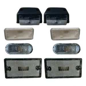 Kit Lanterna Dianteira Completo Cristal Vw 15180 8150 23220