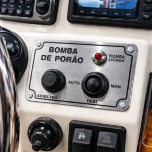 Painel/bomba De Porão/aço Inox/ligação Manual Ou Automático