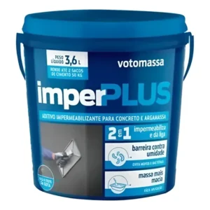 Aditivo P/ Impermeabilizar Concreto 3,6l Votomassa Imperplus