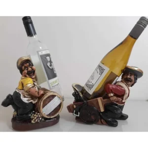 2 Porta Vinho Carroça E Barril Decoração Cozinha .