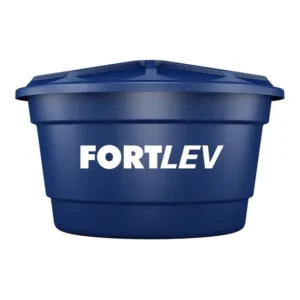 Caixa d'água Fortlev 750L Polietileno Azul Vertical 1,37m